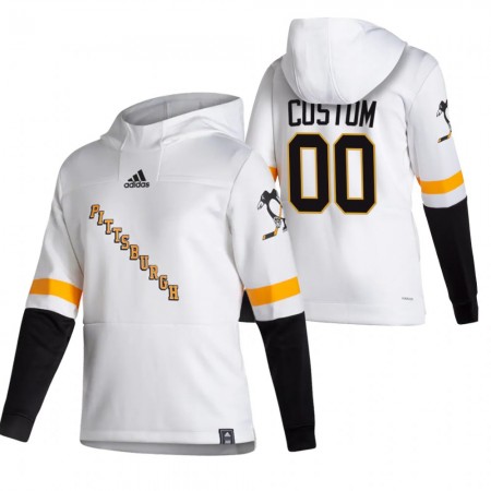 Pittsburgh Penguins Custom 2020-2021 Reverse Retro Pullover Hooded Sweatshirt - Herre